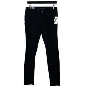 Bullhead Destroy Skinny Jeans Black Casual Denim - 9